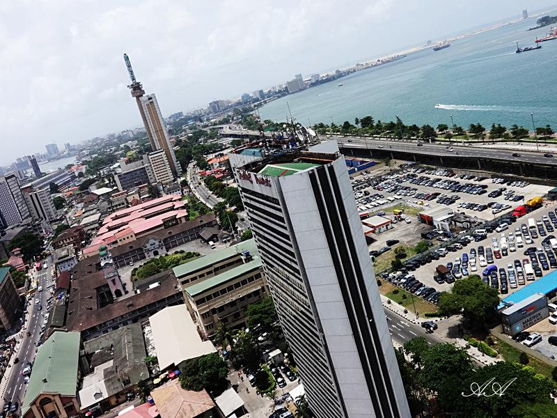 Aerial shots of Lagos Island